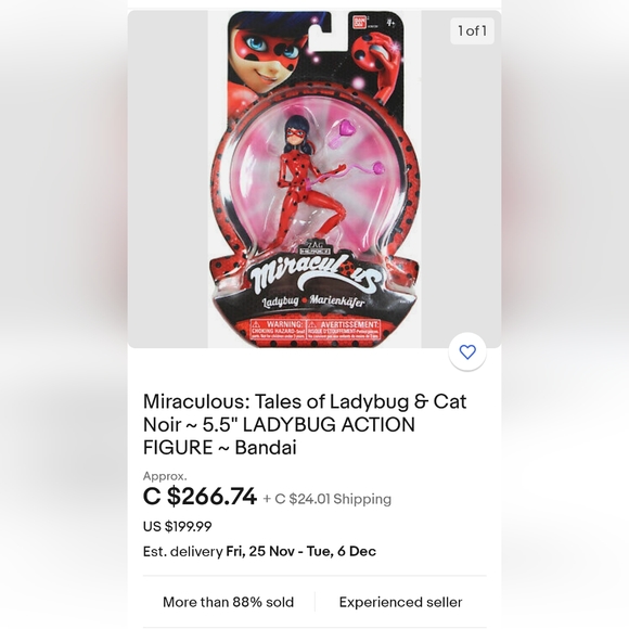 Set of 3: Miraculous Paris Action Figures, Ladybug the Hero + 2 Villains, NWT - Picture 13 of 13